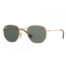 Occhiali Rayban RB3548N 001 con montatura colore oro, lente verde e forma ottagonale. Ponte: 21mm Asta: 140mm